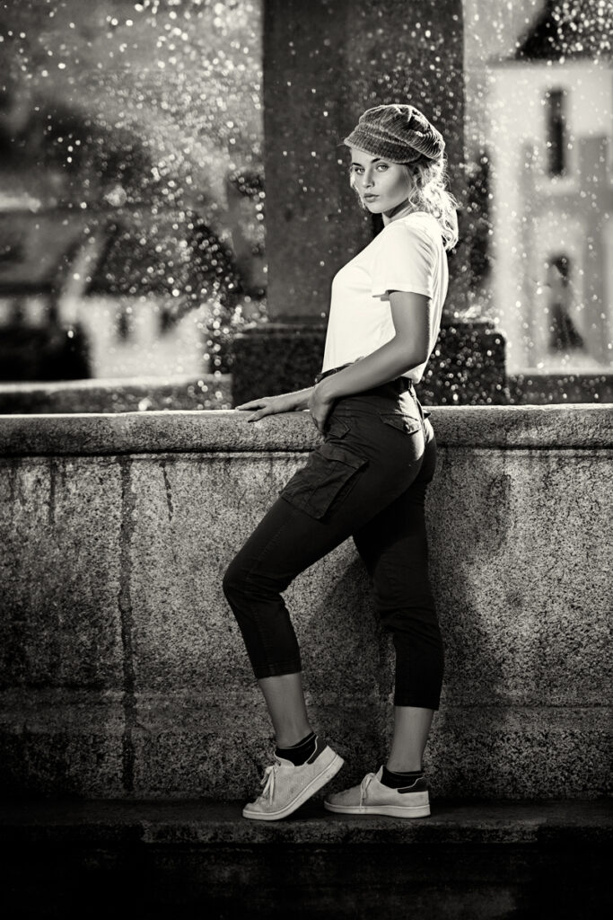 Černobílá portrétní fotografie - Petr Lasák