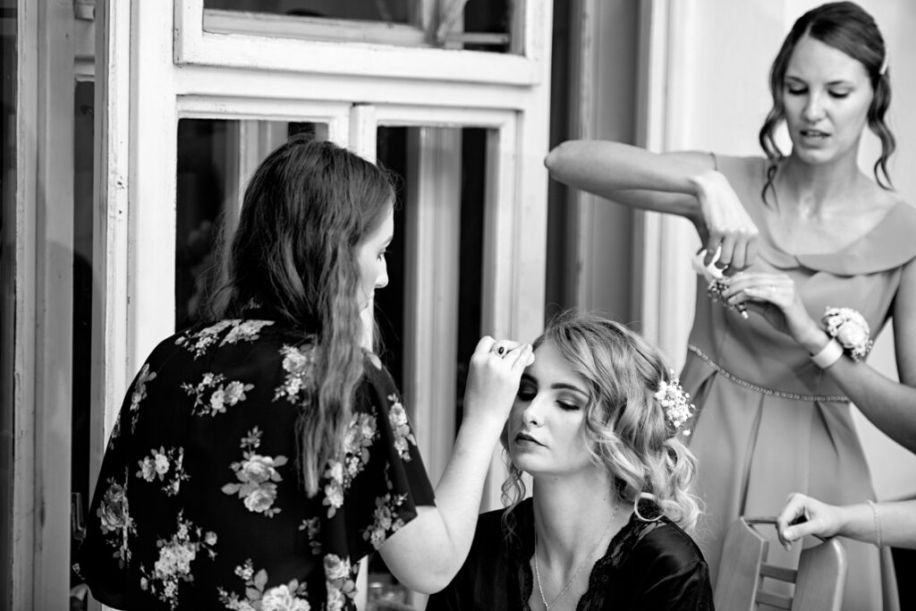 Černobílá svatební fotografie Petr Lasák