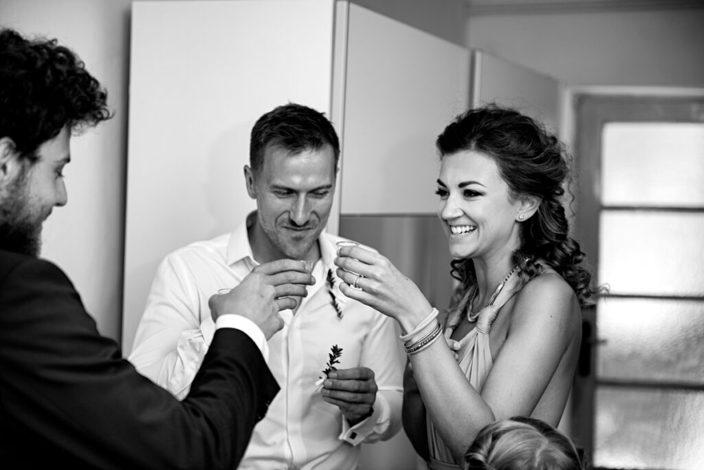 Černobílá svatební fotografie Petr Lasák