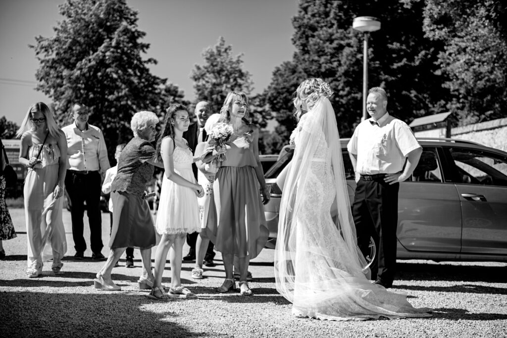 Černobílá svatební fotografie Petr Lasák