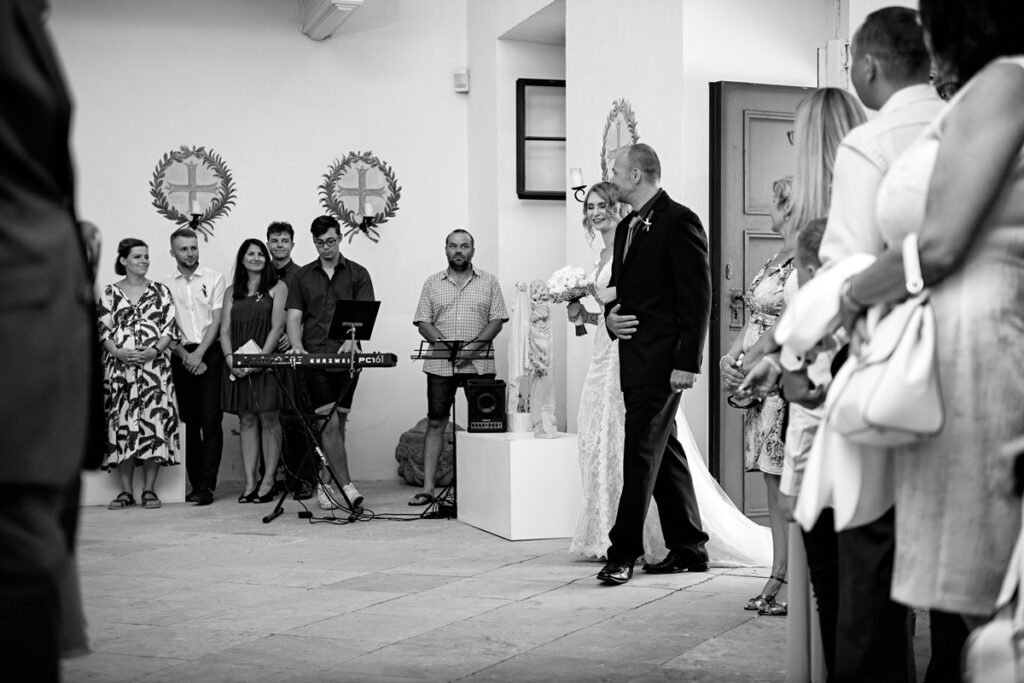 Černobílá svatební fotografie Petr Lasák