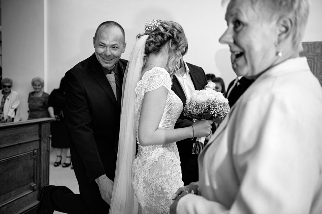 Černobílá svatební fotografie Petr Lasák