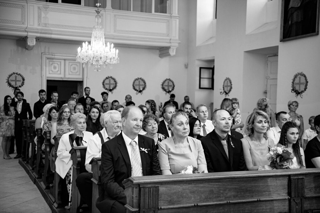 Černobílá svatební fotografie Petr Lasák