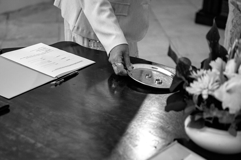 Černobílá svatební fotografie Petr Lasák