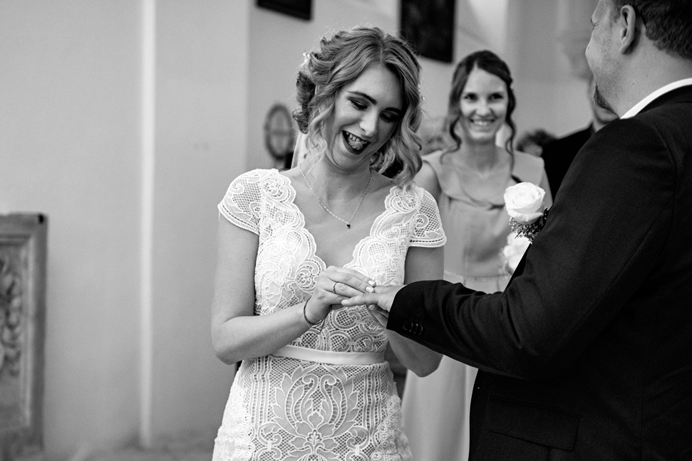 Černobílá svatební fotografie Petr Lasák