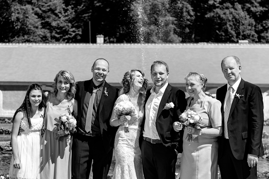Černobílá svatební fotografie Petr Lasák