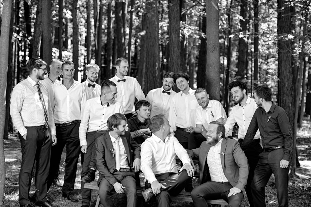 Svatební fotograf Brno - černobílá fotografie