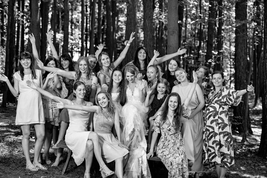 Černobílá svatební fotografie Petr Lasák