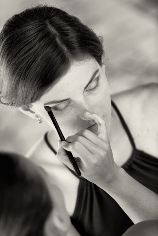 Svatba v černobílé fotografii