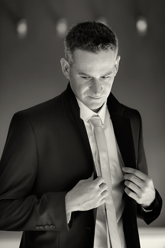 Svatba v černobílé fotografii