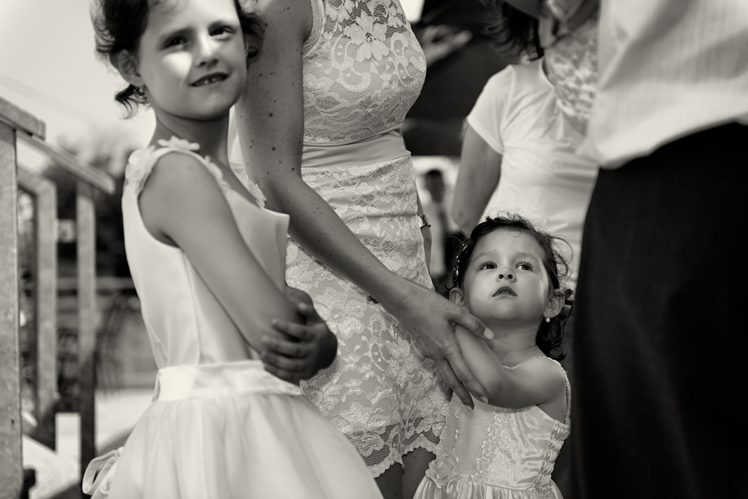 Svatba v černobílé fotografii