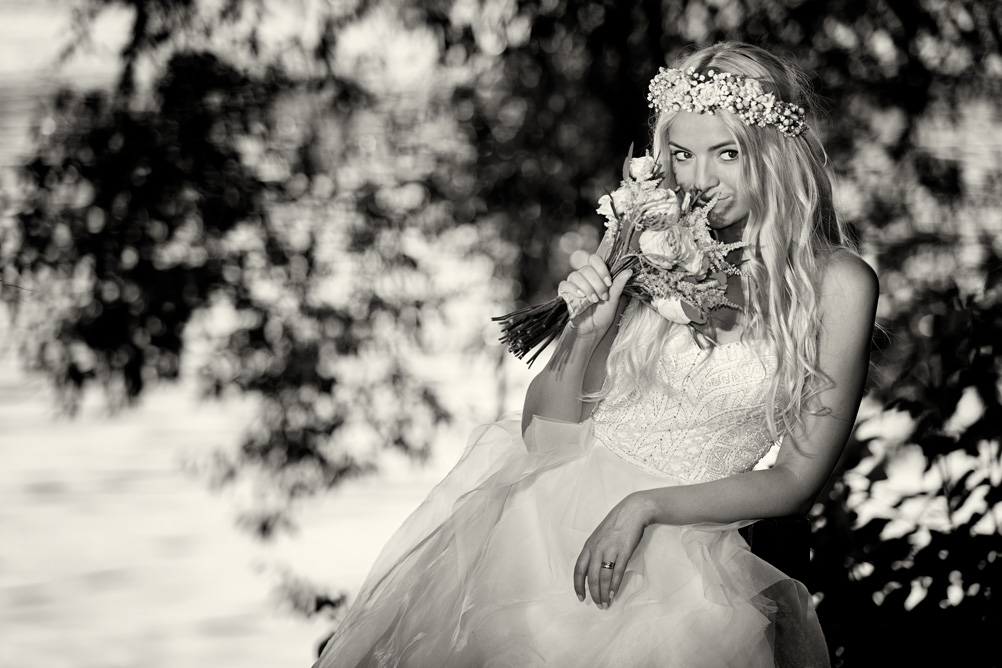 Černobílá svatební fotografie-Petr Lasák