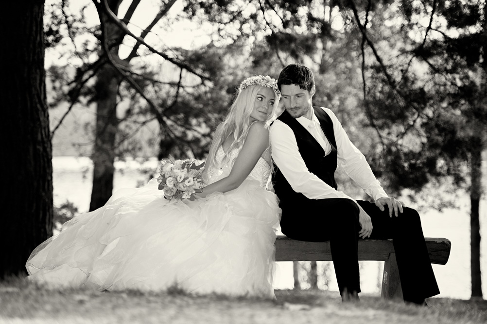 Černobílá svatební fotografie-Petr Lasák