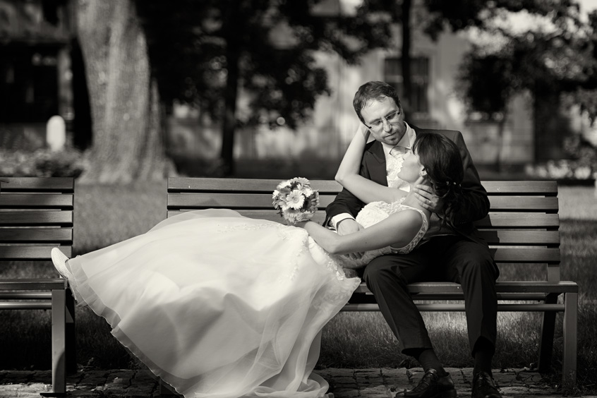 Fotograf na svatbu-černobílá fotografie