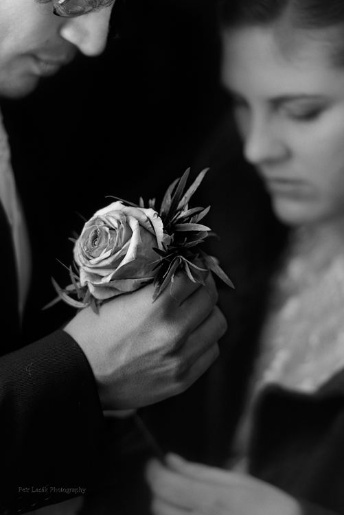 Černobílé svatební fotografie